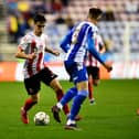 Niall Huggins in action for Sunderland last season