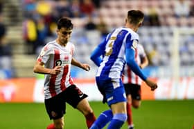 Niall Huggins in action for Sunderland last season