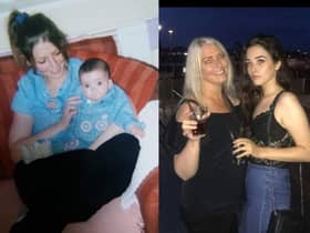 Michelle with her daughter Bobbi who is 21 today.