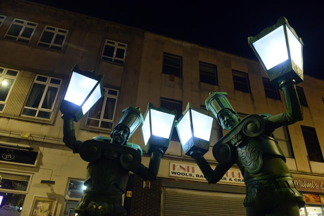 South Shields Christmas lights switch on.