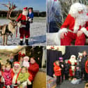 See if you can spot someone you know on one of these Santa visits.