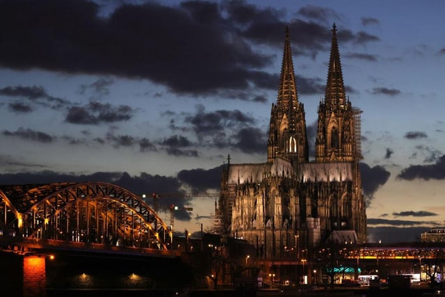 Back in western Germany, Cologne's skyline is dominated by the city's stunning cathedral but also has stunning rivers and travel connections to other nearby cities. Flights start from £127. (Photo by Andreas Rentz/Getty Images)