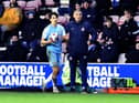Luke O’Nien and head coach Tony Mowbray. Picture by FRANK REID