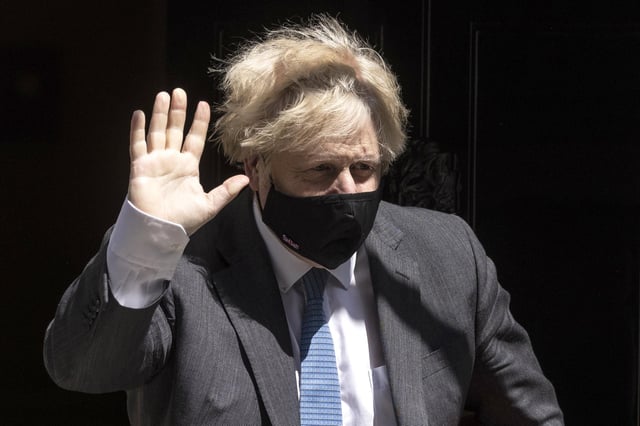 Prime Minister Boris Johnson leaves 10 Downing Street on June 23. Picture: Dan Kitwood/Getty Images.