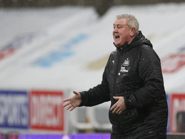 Newcastle United head coach Steve Bruce. (Photo by LEE SMITH/POOL/AFP via Getty Images)