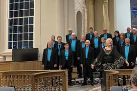 Musical director Susan Jones with Compass A Cappella, who play a Christmas concert in South Shields on December 5, 2023.