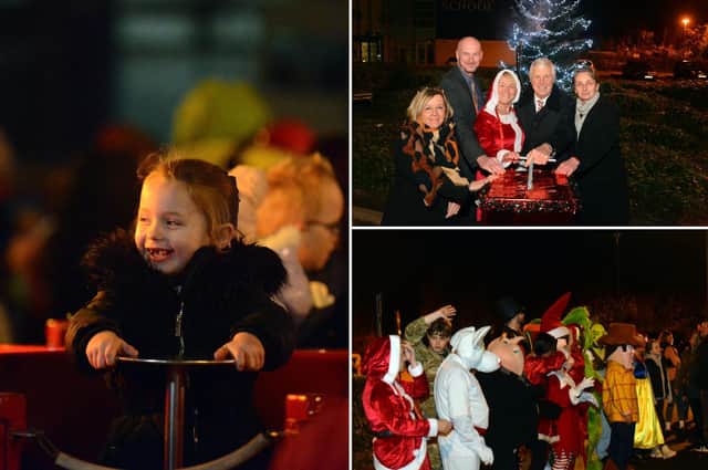 A magical evening as Christmas lights were switched on for Boldon CA.