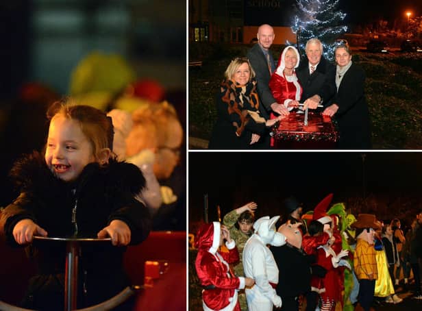 A magical evening as Christmas lights were switched on for Boldon CA.