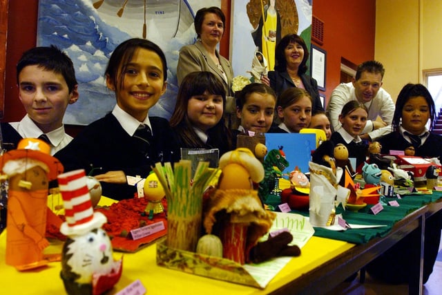 Winners! Meet the pupils who won the 2004 Easter egg competition at Brinkburn School.