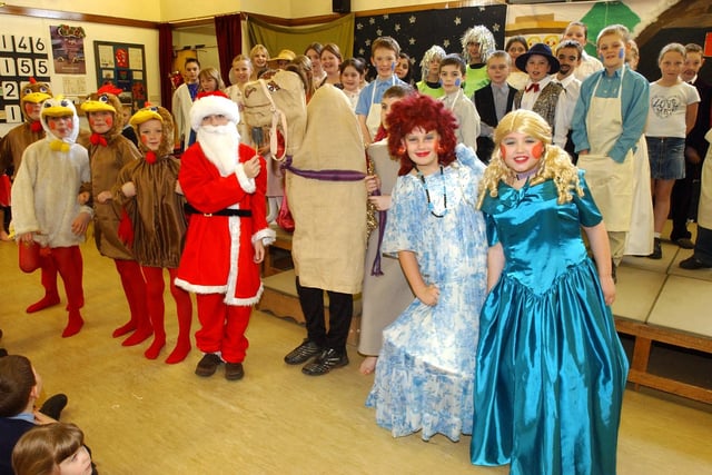 Hebburn's St Oswald's CofE Primary staged Who - a Christmas play full of character in 2004.