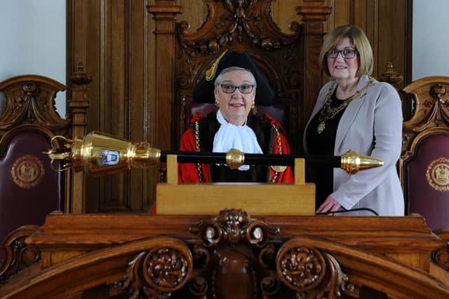 Mayor of South Tyneside Cllr Pat Hay and Mayoress Mrs Jean Copp.