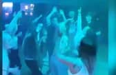 Clubbers at Industry in the early hours of Freedom Day