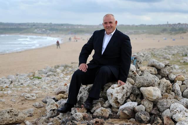 Councillor Ernest Gibson praised the beach clean efforts
