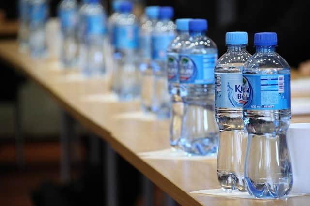 Bottles of water