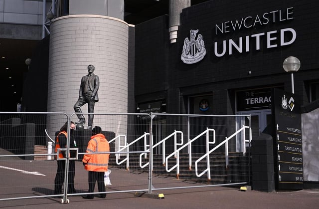 St James's Park last season.