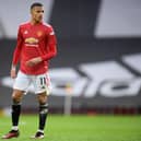Mason Greenwood of Manchester United.  (Photo by Michael Regan/Getty Images)