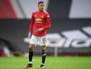 Mason Greenwood of Manchester United.  (Photo by Michael Regan/Getty Images)