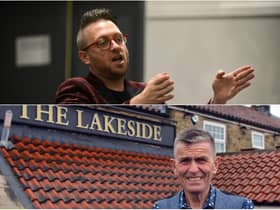 Stephen Sullivan, owner of Ziggy's Bar (above), and Carl Mowatt, manager at the Lakeside Inn (below)