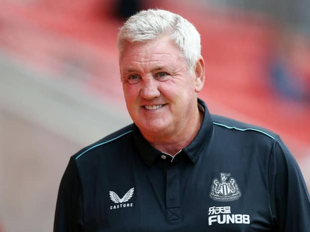 Newcastle United head coach Steve Bruce. (Photo by Charlotte Tattersall/Getty Images)