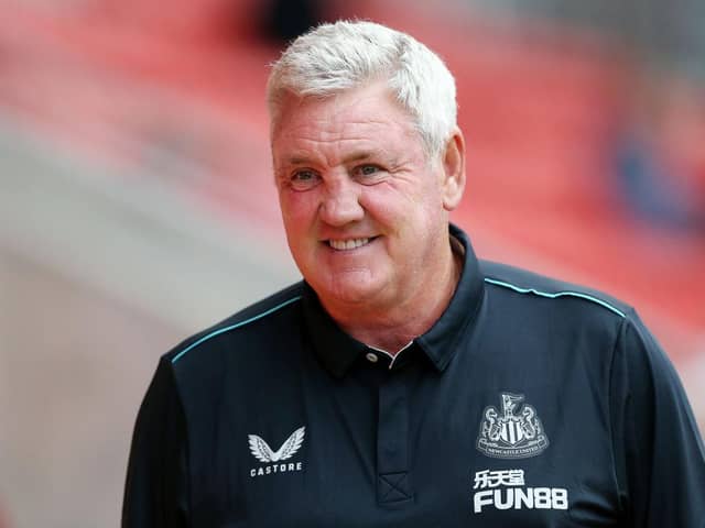 Newcastle United head coach Steve Bruce. (Photo by Charlotte Tattersall/Getty Images)
