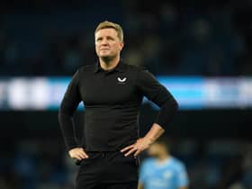 Newcastle United head coach Eddie Howe.  