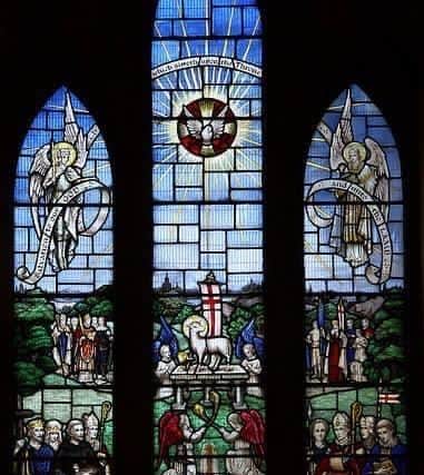 The beautiful stained-glass windows at St Nicholas date back to Victorian times.