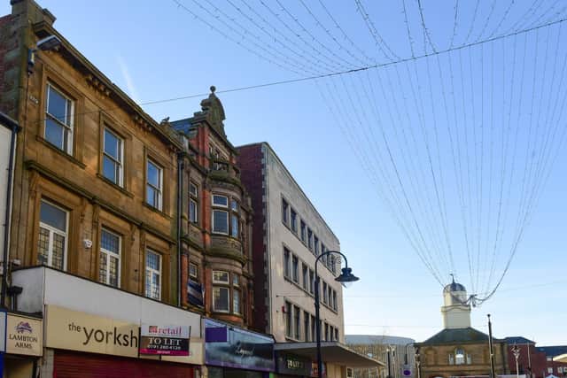 A number of shop units and buildings are sitting empty in South Shields town centre.