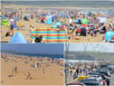 Crowds packed South Shields beaches as people made the most of the good weather.