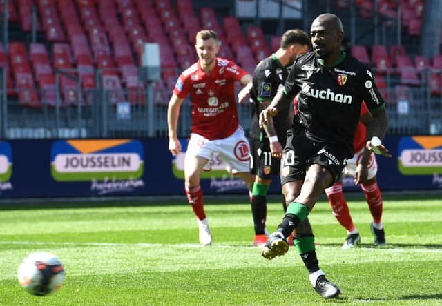 Lens midfielder Gael Kakuta is being linked with a move to Newcastle United. (Photo by FRED TANNEAU/AFP via Getty Images)