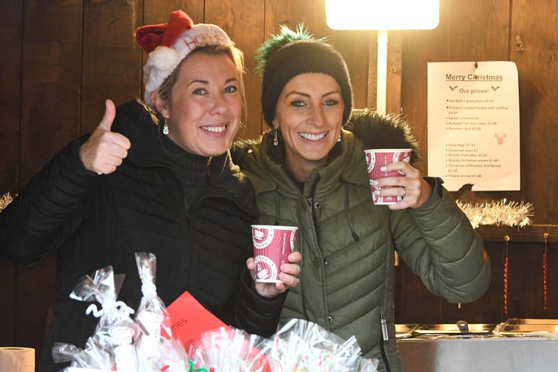 It's freezing but you just can't take the smiles off the faces of these happy stall holders at the weather-hit Hartlepool Wintertide Festival in 2019.