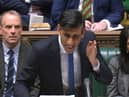 Prime Minister Rishi Sunak speaks during Prime Minister's Questions in the House of Commons, London.