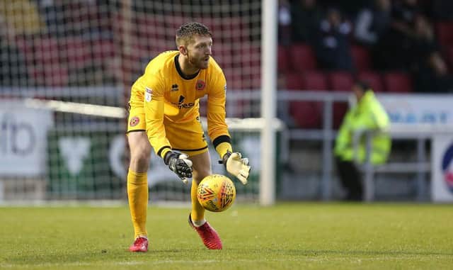 Mark Gillespie playing for Walsall.