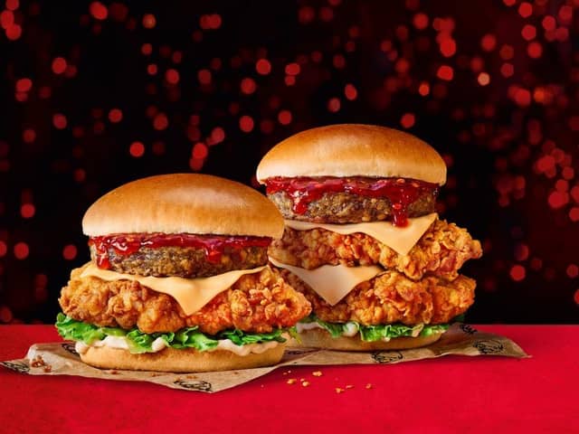 KFC announces the return of its sold out festive favourites – the Stuffing Burgers.