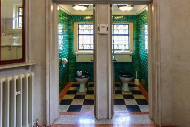 Even the toilets are beautifully decorated