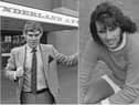 Two legends of the game in the late Len Ashurst (left) and the late George Best.