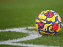 Hi Vis Nike Flight match ball. (Photo by Steve Bardens/Getty Images)