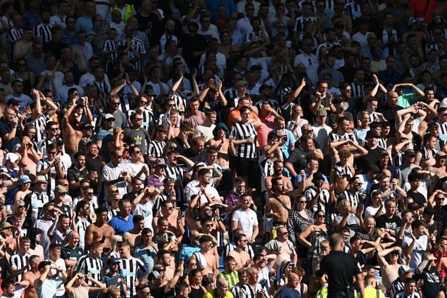 We're hoping fans had plenty of sun cream on for their trip to Brighton (Photo by GLYN KIRK/AFP via Getty Images)