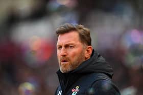 LONDON, ENGLAND - FEBRUARY 29: Ralph Hasenhuttl, Manager of Southampton looks on prior to the Premier League match between West Ham United and Southampton FC at London Stadium on February 29, 2020 in London, United Kingdom. (Photo by Clive Mason/Getty Images)