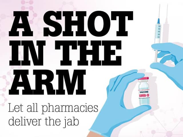 Our 'A Shot In The Arm' campaign urges the PM to use local pharmacies as covid vaccination centres.