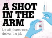 Our 'A Shot In The Arm' campaign urges the PM to use local pharmacies as covid vaccination centres.