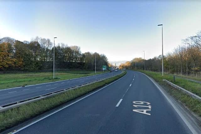 An investigation is ongoing after a man died following a crash on the A19 near Jarrow
