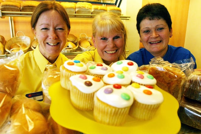 Peter's Bakers in King Street was in the picture in 2004 and here are Dorothy Burridge, manager Sue Mason, and Melanie Diamond.