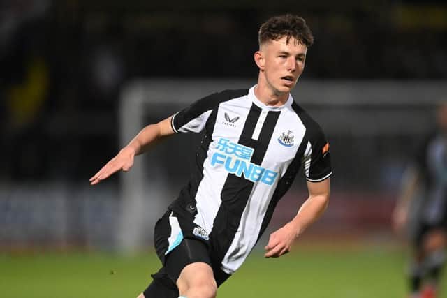 Joe White was a feature of Newcastle United first-team plans under Steve Bruce last season (Photo by Michael Regan/Getty Images)