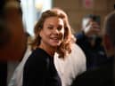 Newcastle United director Amanda Staveley is the face of the new ownership. (Photo by OLI SCARFF/AFP via Getty Images)
