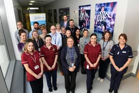 Professor Ruth Plummer (centre, front) and the Sir Bobby Robson Cancer Trials Research Centre team, Northern Centre for Cancer Care, Newcastle