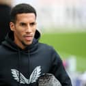 Isaac Hayden of Newcastle United arrives at the stadium prior to the Premier League match between Newcastle United and Tottenham Hotspur at St. James Park on October 17, 2021 in Newcastle upon Tyne, England. (Photo by Ian MacNicol/Getty Images)