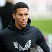 Isaac Hayden of Newcastle United arrives at the stadium prior to the Premier League match between Newcastle United and Tottenham Hotspur at St. James Park on October 17, 2021 in Newcastle upon Tyne, England. (Photo by Ian MacNicol/Getty Images)