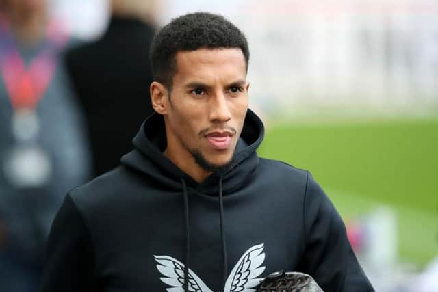 Isaac Hayden of Newcastle United arrives at the stadium prior to the Premier League match between Newcastle United and Tottenham Hotspur at St. James Park on October 17, 2021 in Newcastle upon Tyne, England. (Photo by Ian MacNicol/Getty Images)