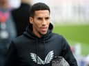 Isaac Hayden of Newcastle United arrives at the stadium prior to the Premier League match between Newcastle United and Tottenham Hotspur at St. James Park on October 17, 2021 in Newcastle upon Tyne, England. (Photo by Ian MacNicol/Getty Images)
