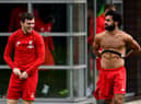 Mo Salah and Andy Robertson have both returned to training ahead of the Merseyside derby (Getty Images)